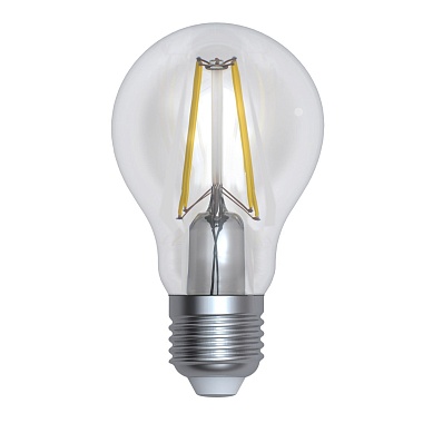 LED-A60-10W/3000K/E27/CL/DIM GLA01TR Лампа светодиодная диммируемая. Форма "А", прозрачная. Серия Air. Теплый белый свет (3000K). Картон. ТМ Uniel., шк 4690485118466