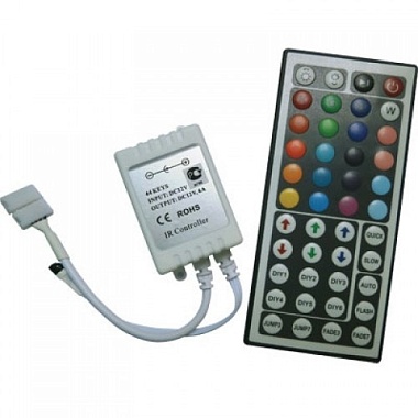 Контроллер LED RGB Инфракрасный (IR) 12V/6A 72W, большой ИК-пульт Ecola